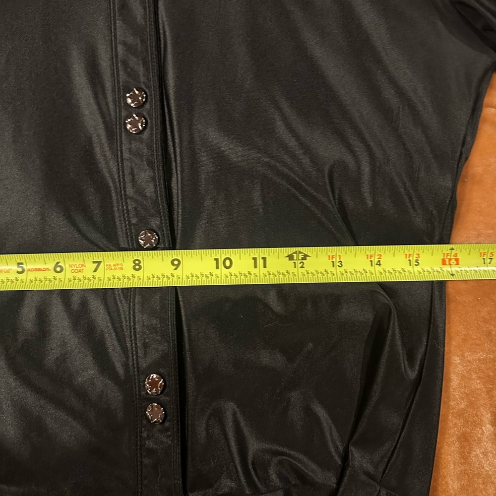 Nina Ricci Black Long-Sleeve Snap-Front Bodysuit - Picture 4 of 9